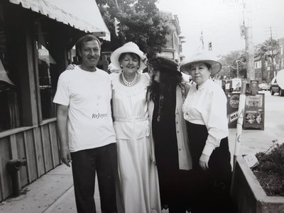L to R: Fred Kirchner, Mary Durkan, Ethna O'Kane, Philomena Plunkett (1986)